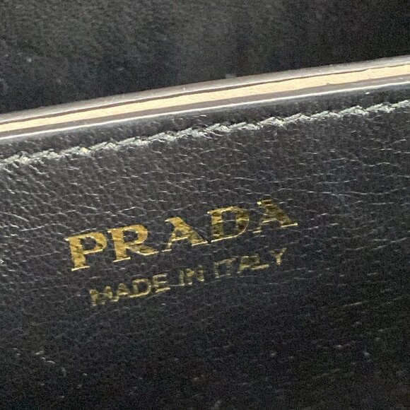 PRADA Panier 1BA212 Beige Leather - Handbag - Picture 11 of 13